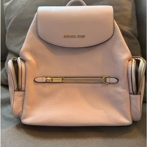 Blush pink Michael Kors mini backpack